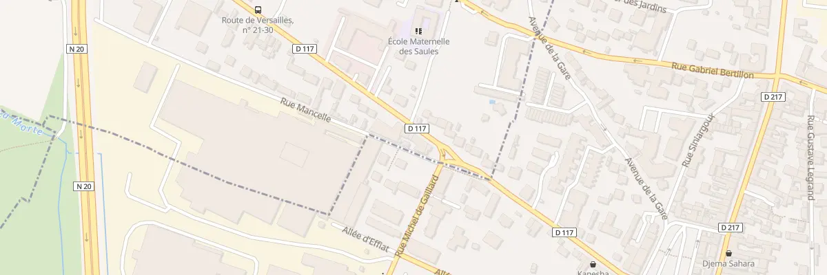 Plan du 3A Rte de Versailles à Champlan
