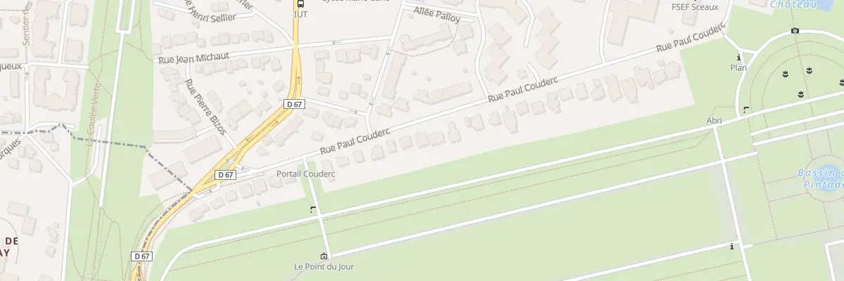 Plan du 29 Rue Paul Couderc à Sceaux