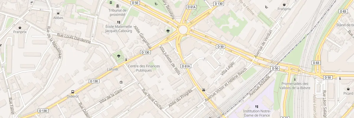 Plan du 10 Av Jacques Jézéquel à Vanves