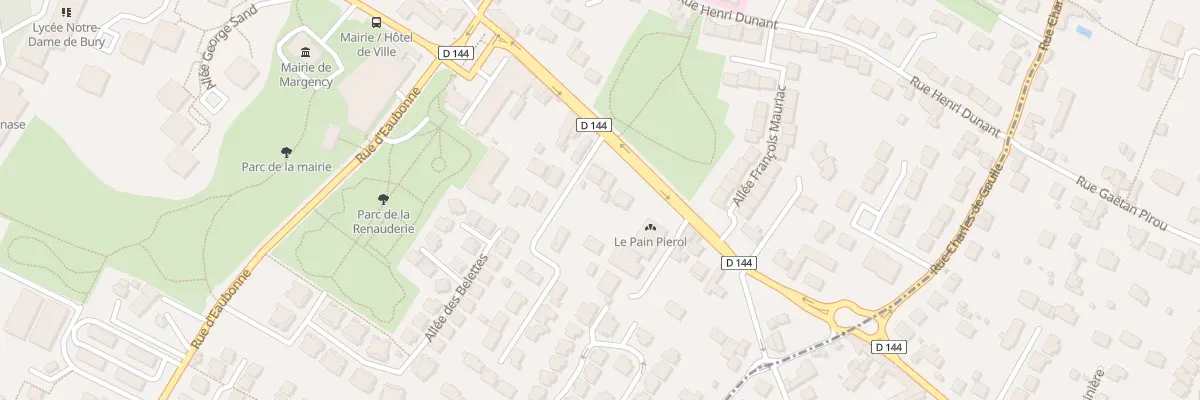 Plan du 23 Av Georges Pompidou à Margency