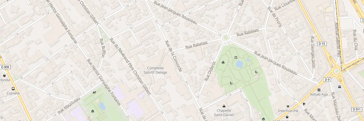 Plan du 24 Rue de la Concorde à Asnières-sur-Seine