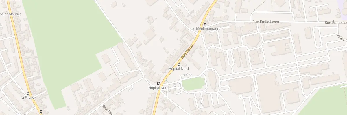 Plan du 33 Rue Terral à Amiens
