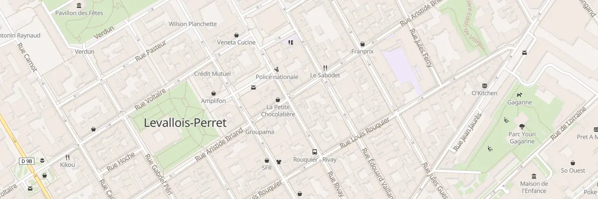 Plan du 92 Rue Aristide Briand à Levallois-Perret