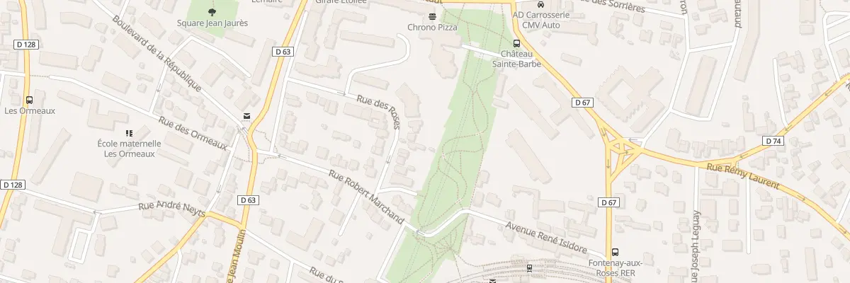 Plan du 17 Rue des Roses à Fontenay-aux-Roses