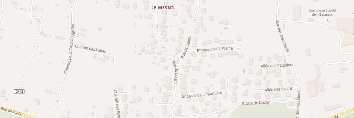 Plan du 1 Rue de Villiers à Longpont-sur-Orge