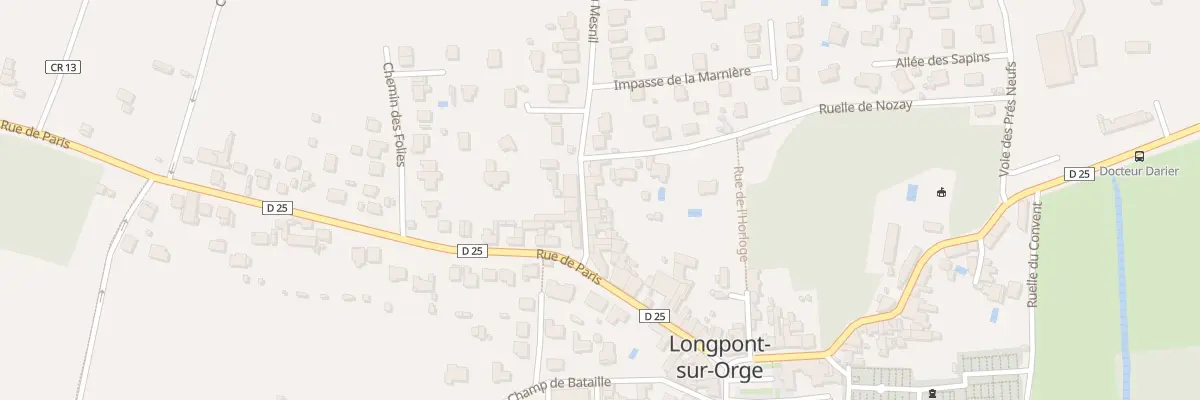 Plan du 8 Rue du Mesnil à Longpont-sur-Orge