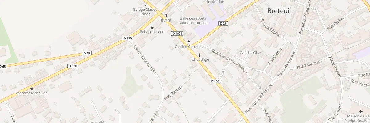 Plan du 43 Av du Gen Frere à Breteuil