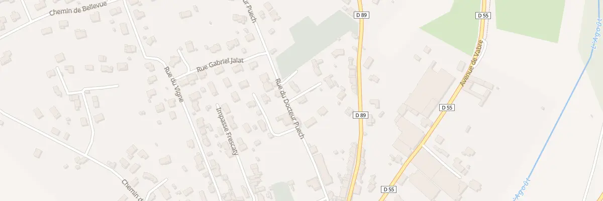 Plan du 18 Rue du Docteur Puech à Roquecourbe