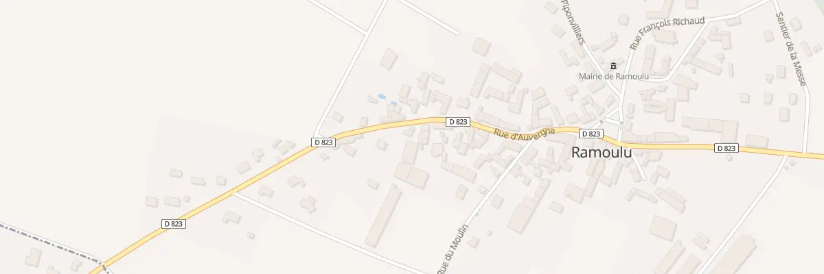 Plan du 5007 Le Bourg à Ramoulu