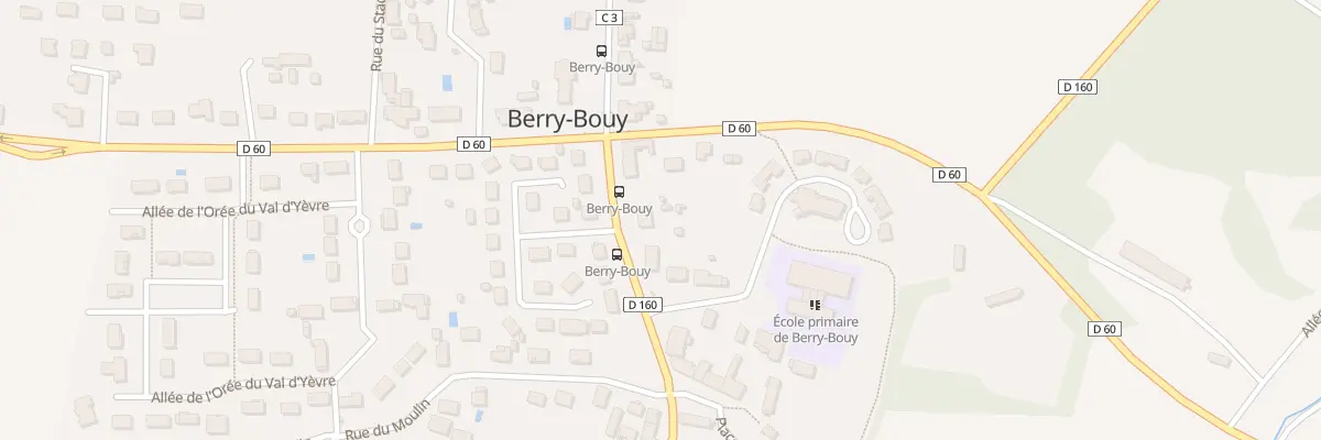 Plan du 1 Rue de la Vallée à Berry-Bouy