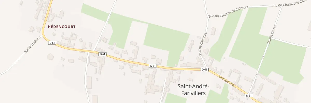 Plan du 63 Gr Grande Rue à Saint-André-Farivillers