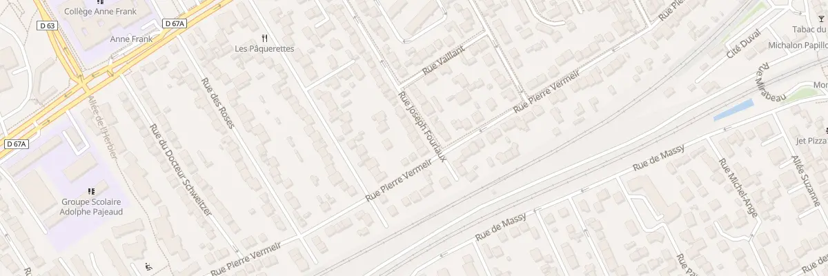 Plan du 46 Rue Joseph Fouriaux à Antony