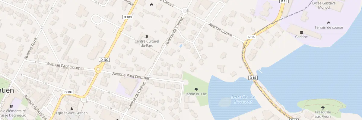 Plan du 24 Av de Catinat à Saint-Gratien