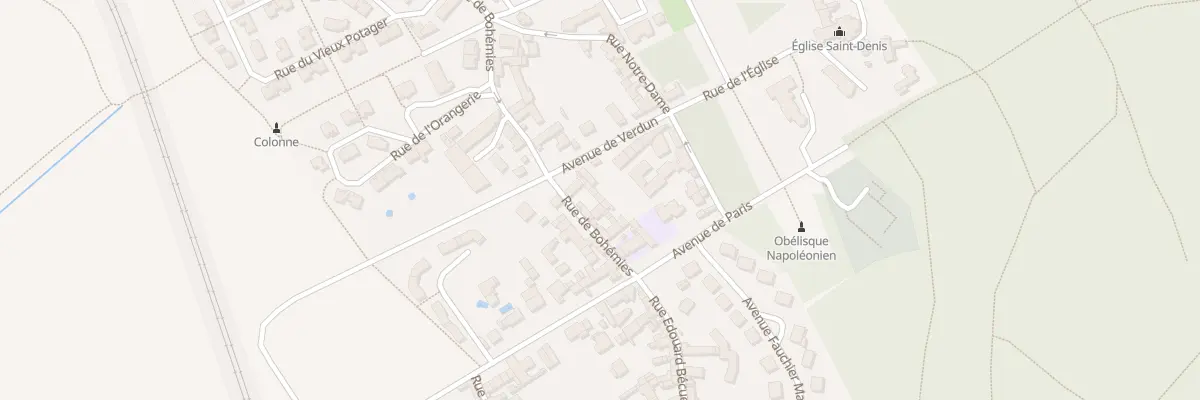 Plan du 8 Rue des Bohémies à Nointel