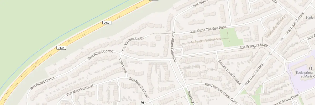 Plan du 129 Rue Alfred Cortot à Grande-Synthe