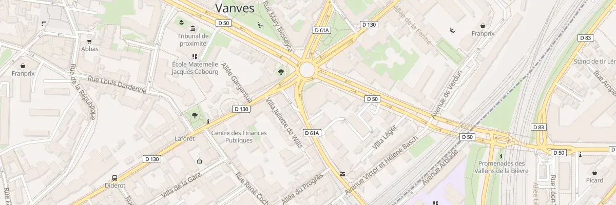 Plan du 4 Rue Ernest Laval à Vanves