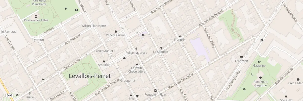Plan du 83 Rue Aristide Briand à Levallois-Perret