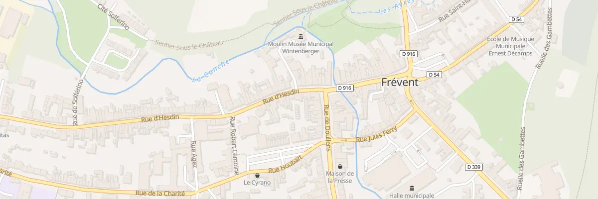 Plan du 5 Rue d’Hesdin à Frévent