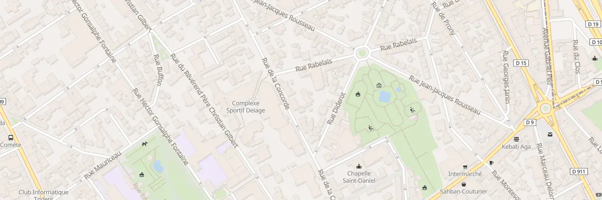 Plan du 22 Rue de la Concorde à Asnières-sur-Seine