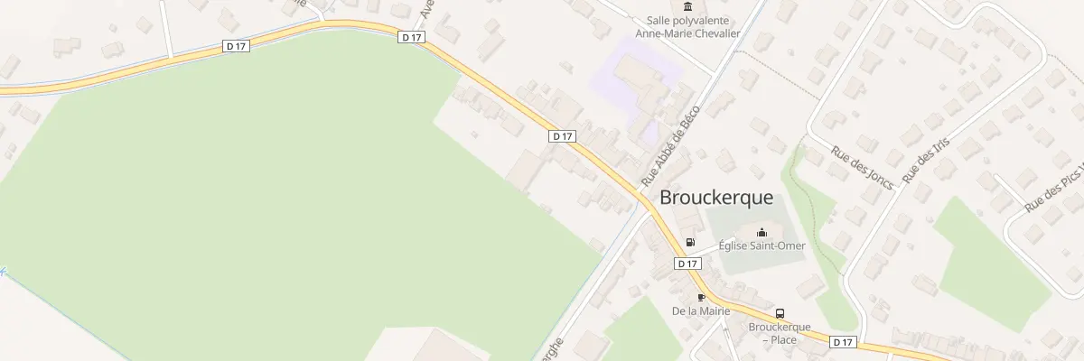 Plan du 14 Rte de Coppenaxfort à Brouckerque