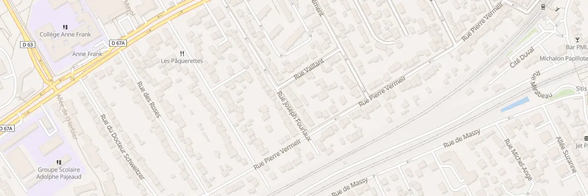 Plan du 31 Rue Joseph Fouriaux à Antony