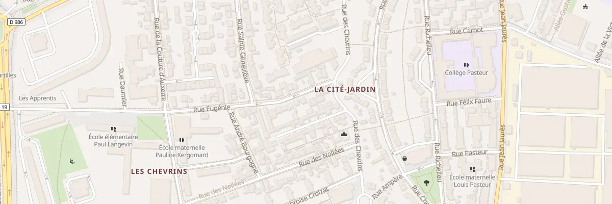 Plan du 7 Rue Eugénie à Gennevilliers
