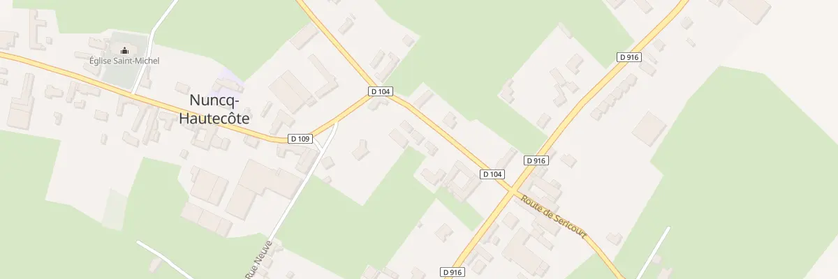 Plan du 3 Rue d’Ecoivres à Nuncq-Hautecôte