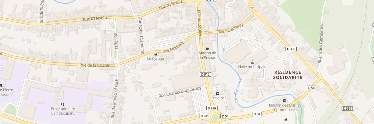 Plan du 26 Rue de Doullens à Frévent