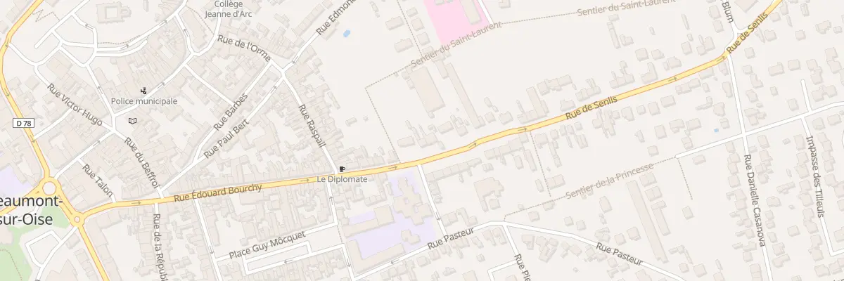 Plan du 67 Rue Edouard Bourchy à Beaumont-sur-Oise