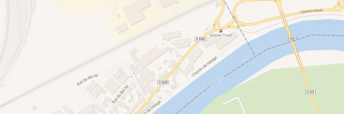 Plan du 93B Rue du Docteur Touati à Persan