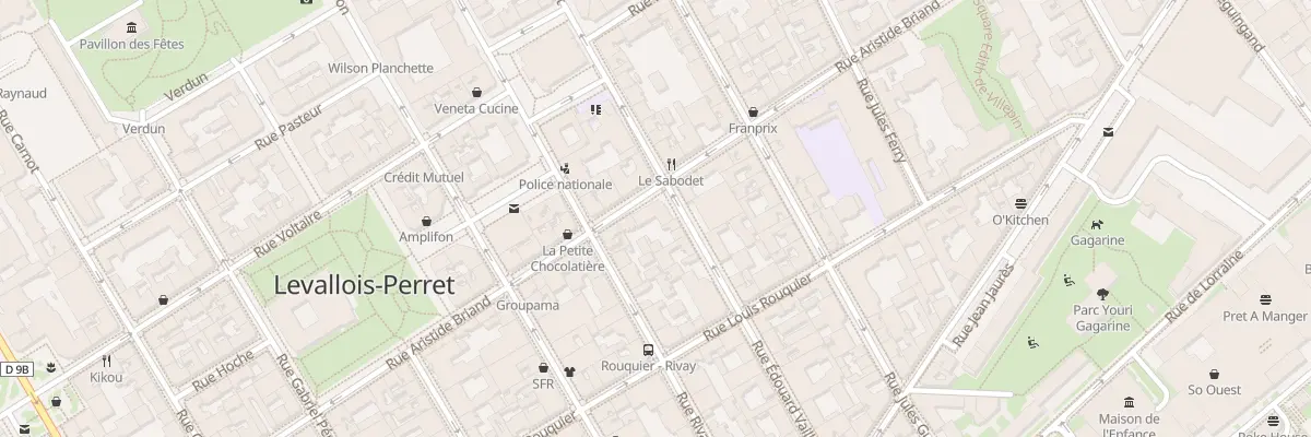 Plan du 96 Rue Aristide Briand à Levallois-Perret