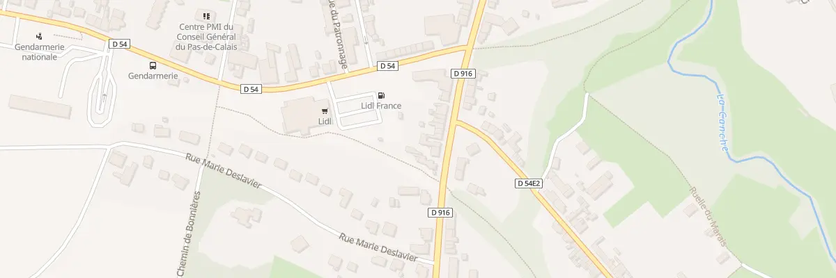 Plan du 82 Rue de Doullens à Frévent