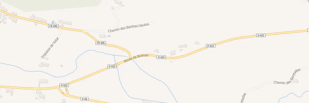 Plan du 315 Rte de Brassac à Castres