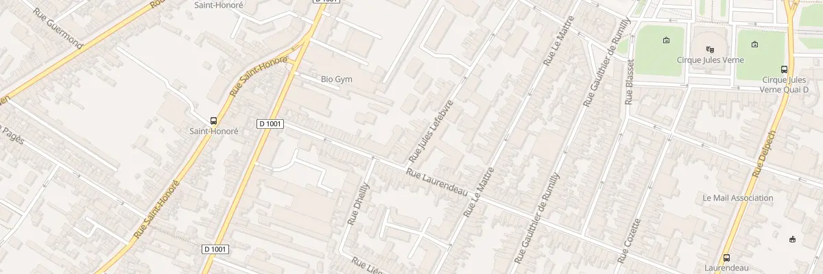 Plan du 60 Rue Jules Lefebvre à Amiens