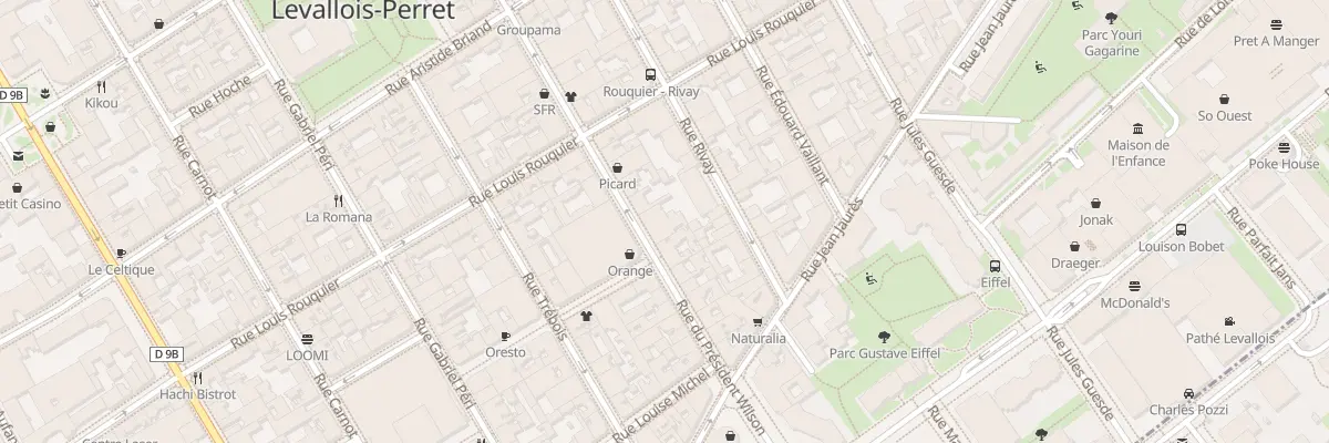 Plan du 40 Rue du Pdt Wilson à Levallois-Perret