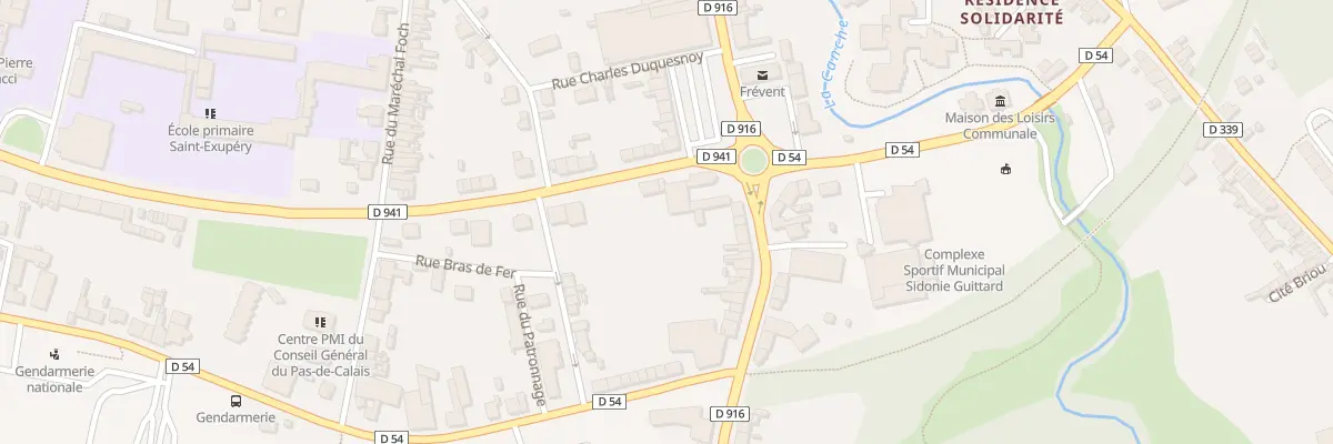 Plan du 42 Rue de Doullens à Frévent