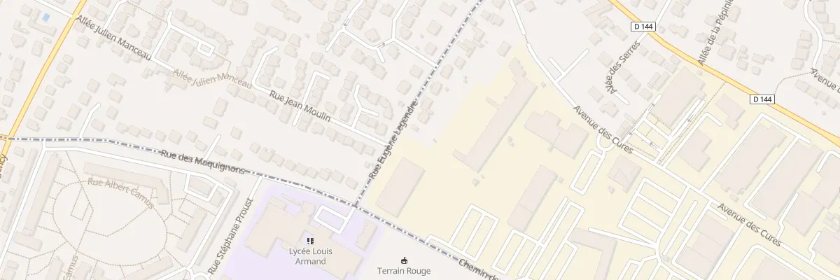 Plan du 21 Rue Eugène Legendre à Andilly