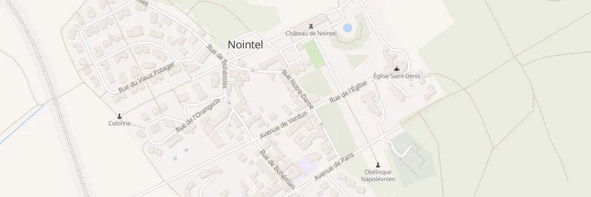 Plan du 7 Rue Notre Dame à Nointel
