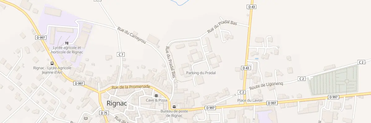 Plan du 5806 Res du Pradal à Rignac