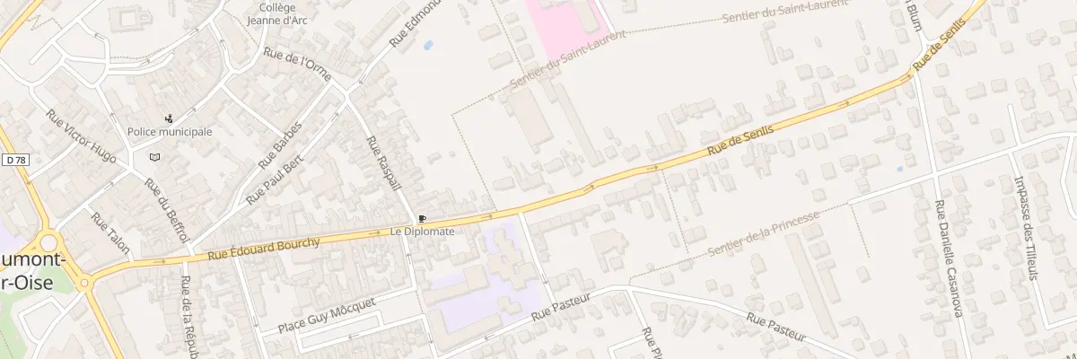 Plan du 69 Rue de Senlis à Beaumont-sur-Oise