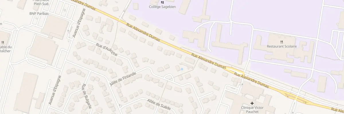 Plan du 81 Rue Alexandre Dumas à Amiens