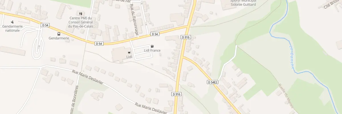 Plan du 74 Rue de Doullens à Frévent