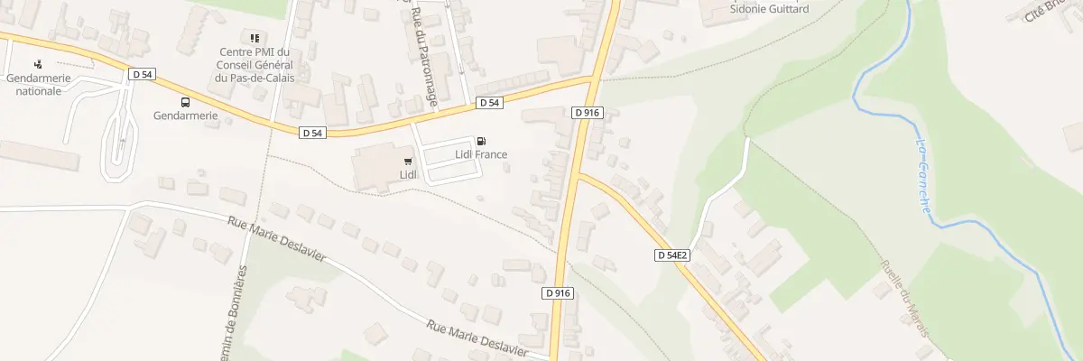 Plan du 76 Rue de Doullens à Frévent
