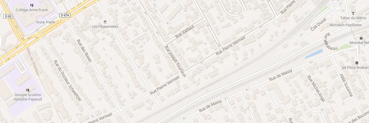Plan du 39 Rue Joseph Fouriaux à Antony