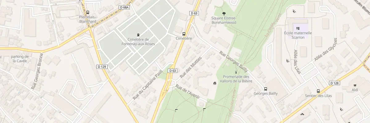 Plan du 3B Rue des Mottiés à Fontenay-aux-Roses
