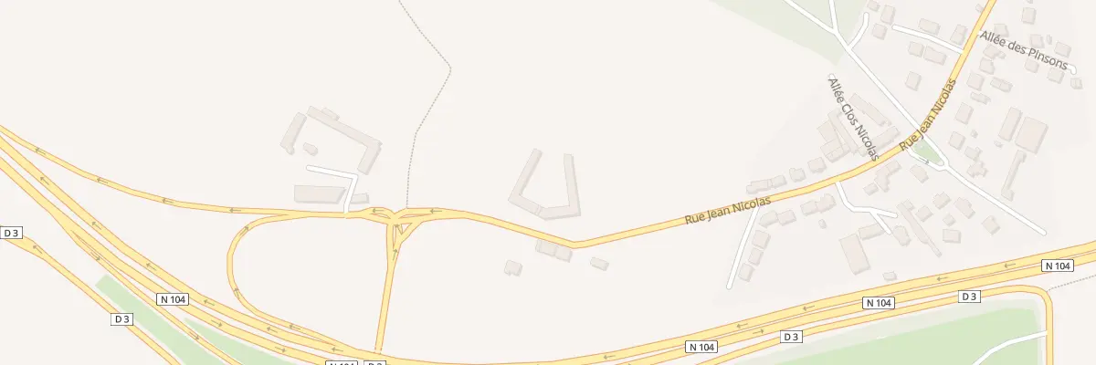 Plan du 90 Rue Jean Nicolas à Baillet-en-France