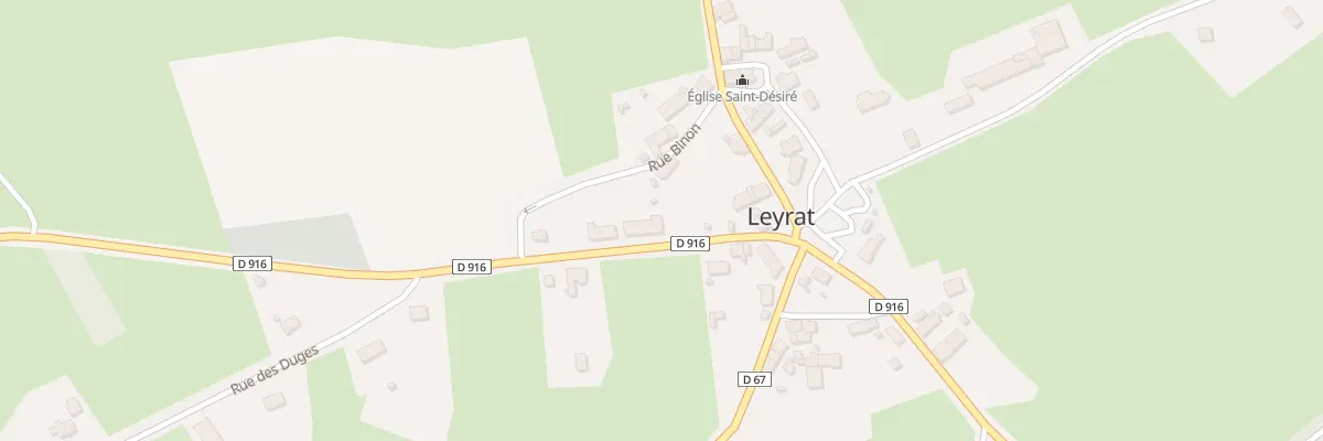 Plan du 2 Rue du Limousin à Leyrat