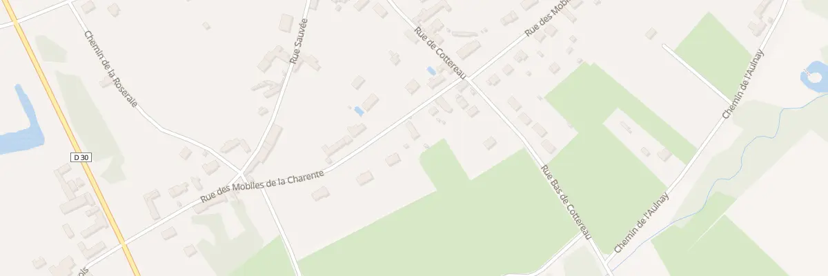 Plan du 6 Rue des Mobiles de la Charente à Chambon-la-Forêt