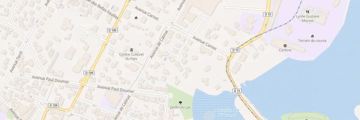 Plan du 30 Av de Catinat à Saint-Gratien