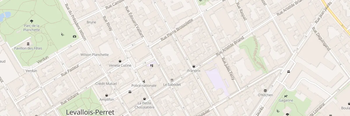 Plan du 87 Rue Aristide Briand à Levallois-Perret